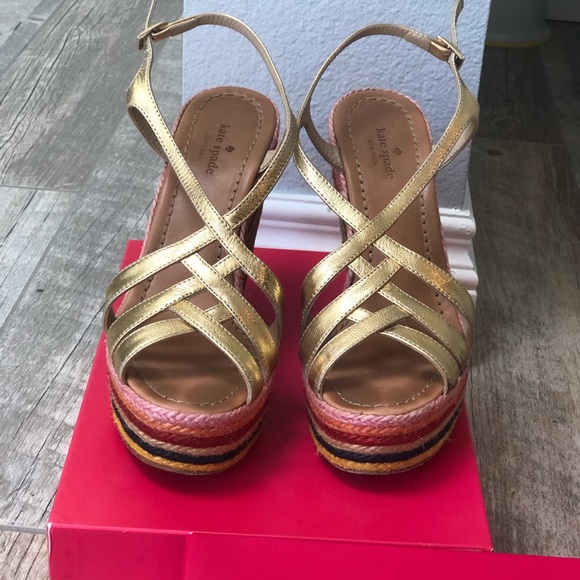 Kate Spade Rainbow Rope Wedges - Picture 2 of 6